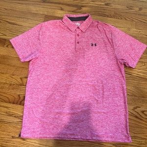 Men's Golf Shirt - Pink XL